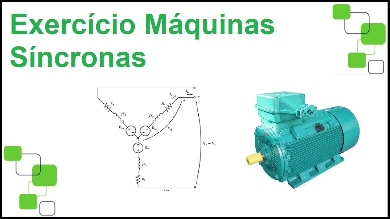 Exercício Resolvido Gerador Síncrono