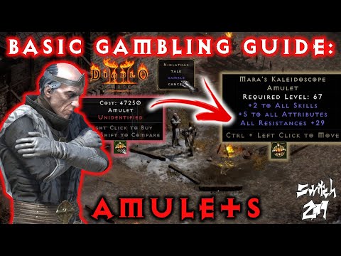 Gambling Guide Basics: Amulets! All You Need To Know While Gambling 50m Gold - Diablo 2 Resurrected