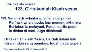 Download lagu Lagu Sion Edisi Lengkap 123 C'ritakanlah Kisah Yesus Karaoke mp3 Download lagu Lagu Sion Edisi Lengkap 123 C'ritakanlah Kisah Yesus Karaoke mp3