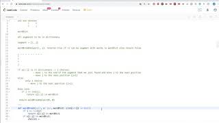 YouTube video 'Leetcode 139: Word Break'