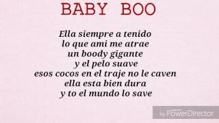 Baby Boo Cosculluela (Letra)