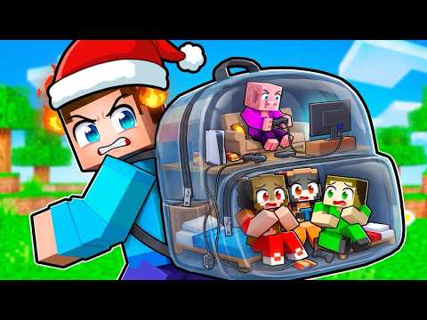 Žiju uvnitř BATOHU mého KAMARÁDA, dokud si toho NEVŠIMNE v Minecraftu...