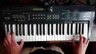 Video thumbnail for Korg 707 vintage FM synth (1987) some presets by Keyboarder Hoarder