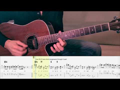 Clean Bandit - Rather Be. How To Play On Guitar (notes+TAB). Как Играть На Гитаре (ноты+табы).