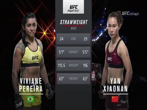 UFC Singapore: Yan Xiaonan vs. vs Viviane Pereira Review and Aanalysis