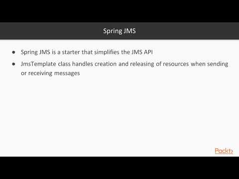 Getting Started with Spring Boot 2 0 Fundamentals of JMS | packtpub com