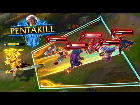 PERFECT PENTAKILL MOMENTS IN LEAGUE OF LEGENDS #18