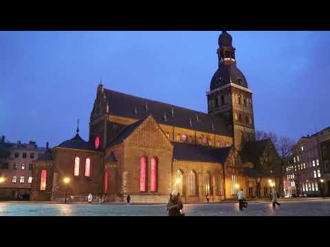 A walk in Old Town Riga - Latvia 18.01.2023