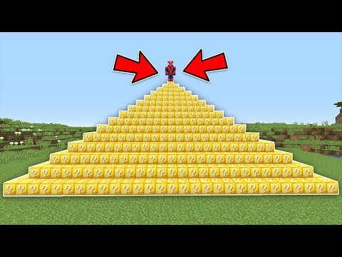 DEV PİRAMİT ŞANS BLOKLARI CHALLENGE - Minecraft