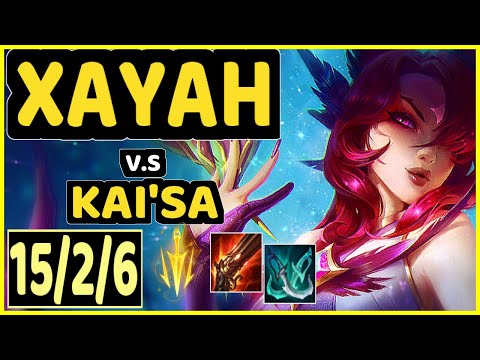 K1NG (XAYAH) vs KAI'SA - PENTAKILL 15/2/6 KDA BOTTOM ADC CHALLENGER GAMEPLAY - OC