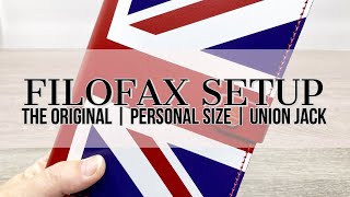 Filofax Union Jack Setup | Doctor Who Theme | Personal Rings | #filofax #doctorwho
