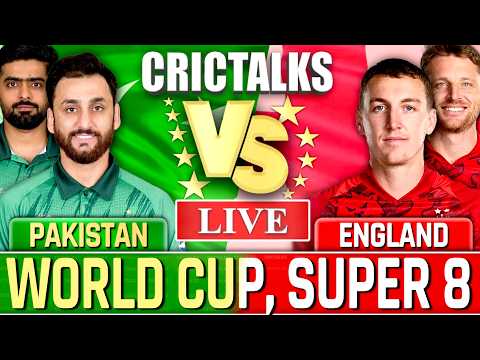🔴 Pakistan v England, T20 World Cup 2026 1st Inn, Live Cricket Match Today Score Commentary