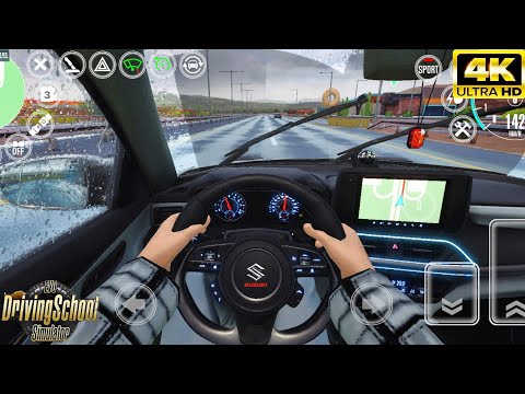 Suzuki Swift Chill POV drive - Driving School Simulator Evo Gameplay