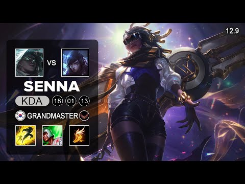 Senna vs Aphelios ADC - KR Grandmaster - Patch 12.9 Season 12