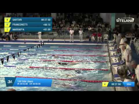 Finale dei 100 Stile Libero Juniores Femmine - 18 Memorial  Chiara Giavi