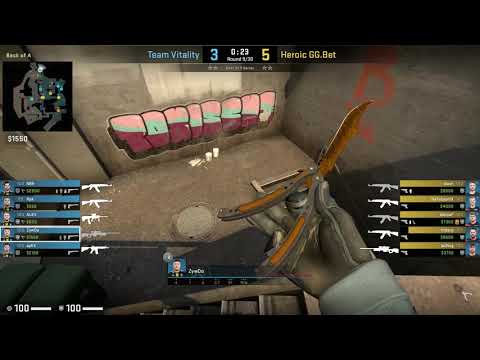 CS:GO POV Demo Vitality ZywOo (27/16) vs Heroic (de_overpass)