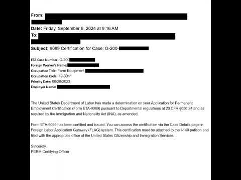 ✨📧 Exciting News: EB-3 PERM Approval Email! 📧✨