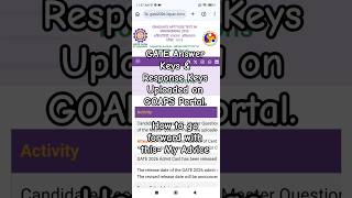 GATE Answer Key 2026 Out! | Response Sheet + What To Do Next (Good/Bad Score) | Dont miss out!