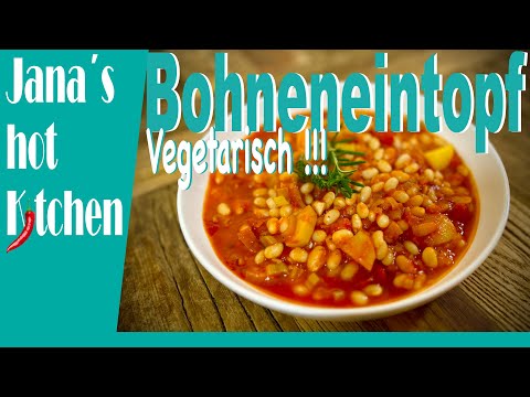 Herzhafter Genuss: Rustikaler Weiße-Bohnen-Eintopf mit Knoblauch, Kräutern und Tomaten