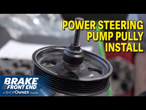 How To Install a Power Steering Pump Pulley