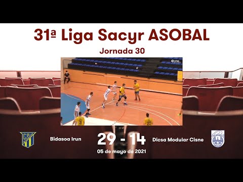 31ª Liga Sacyr ASOBAL J30: Bidasoa Irun - Dicsa Modular Cisne 29-14