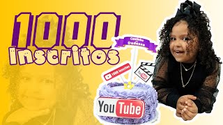 COMEMORANDO 1000 INSCRITOS