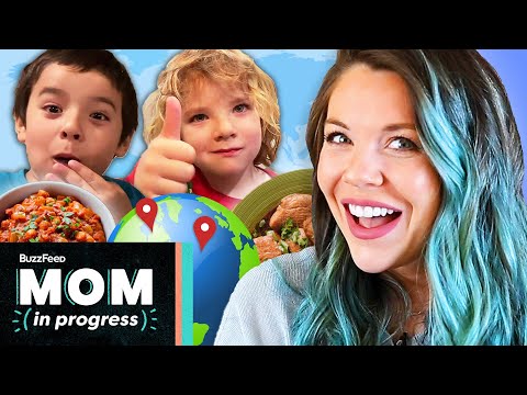 私たちは一週間、世界各地の食事を食べました - 進行中のママ (We Ate Meals From Around The World For A Week • Mom In Progress)