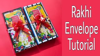 Rakhi Envelope Tutorial | Raksha Bandhan Gift |  Rakhi Envelope For Brother & Sister | Rakhi Gift