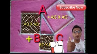 Pythagoras theorem make your working model maths school project