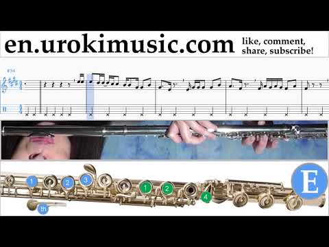 Flute lessons Luis Fonsi, Stefflon Don - Calypso Sheet Music Tutorial um-ih352