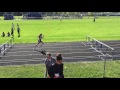 Shannon 100hurdles in competition