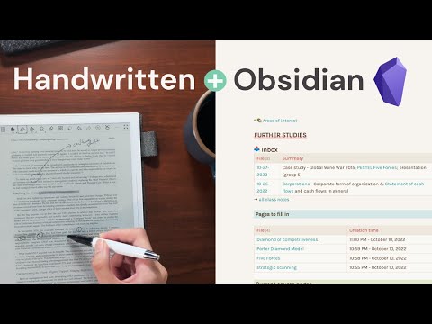 Academic HANDWRITTEN notes in OBSIDIAN | iPad / Remarkable / Boox friendly workflow | ft. Supernote
