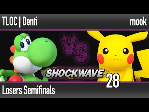 SW 28 Wii U - TLOC | Denti (Yoshi) vs mook (Pikachu) - Losers Semifinals