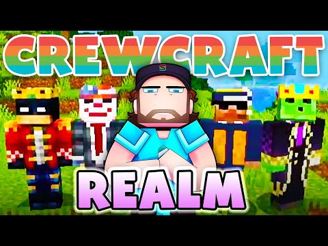 Minecraft with The Crew is Back! - The CrewCraft Realm! (Episode 1)