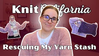 Rescuing My Yarn Stash & WIP Update - Knit California Podcast