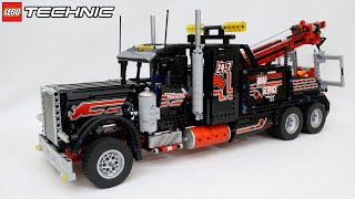 YouTube thumbnail: КОРОЛЬ ДОРОГ? ЛЕГО Техник Эвакуатор 8285 Флагман 2006 года: Легенды LEGO Technic – Обзор 45