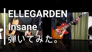 ELLEGARDEN 「Insane」（歌詞、和訳付き）【ギター】【弾いてみた】