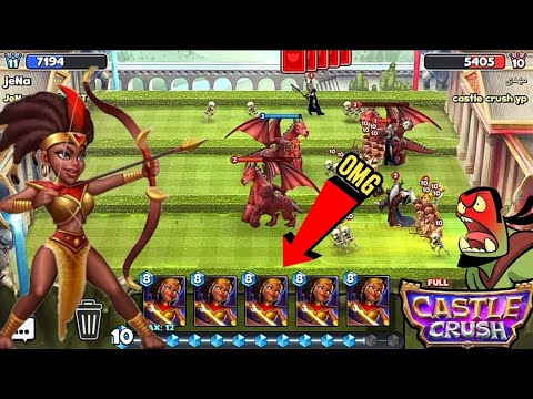 5 Legendary🔥 Archer's Queen 🔥 Card's Winning Strategy! - Castle Crush : War Battle