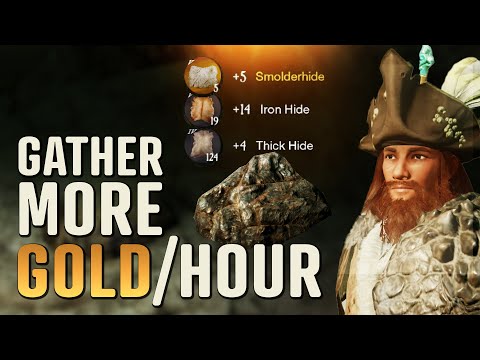 Gather more money/hour using luck - New World