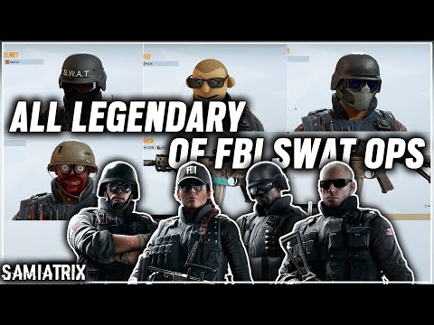 All Legendary of FBI SWAT Operators - Rainbow Six Siege