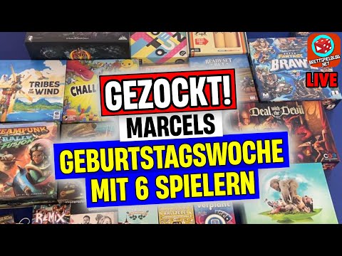 Gaming! Unplugged - Marcel reports on his birthday gaming week with 6 players!