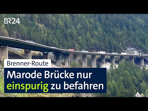 Luegbrücke: From January onwards, things will be tight in front of the Brenner Pass | Abendschau ...