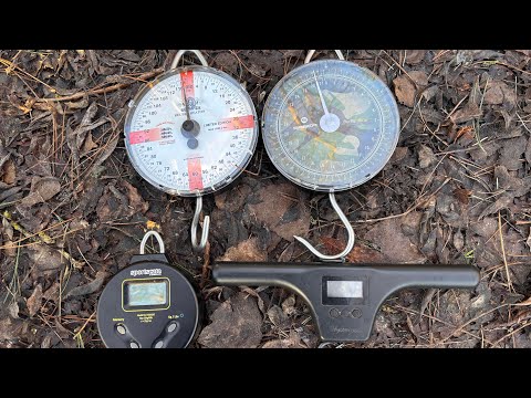 A selection of CARP FISHING SCALES……do they actually WEIGH the same???