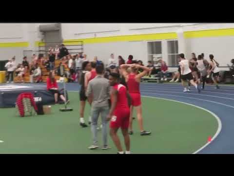 James Carroll first High school￼300 m meet at Smith College ￼