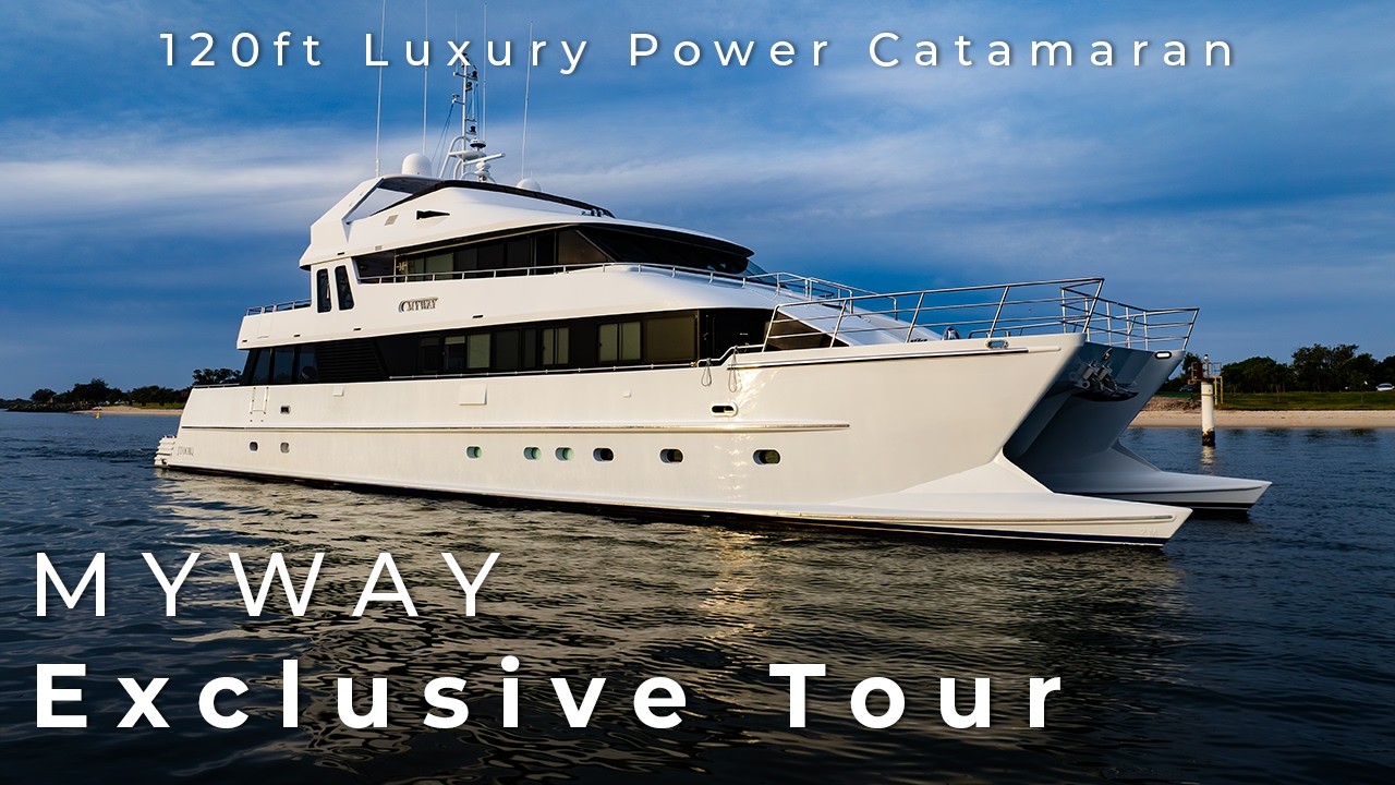 1997 Custom 34.9m Power Catamaran video thumbnail
