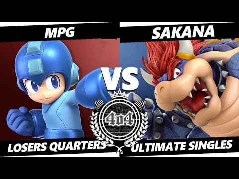 4o4 Smash Night 100 - NVR| MPg (Mega Man) vs Sakana (Bowser) - Losers Quarter-Final