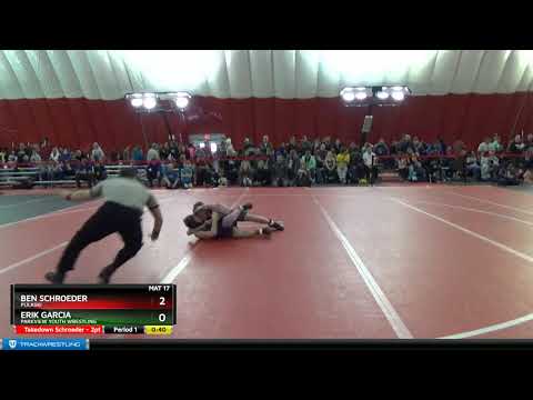 TB 12U 89-95 Ben Schroeder Pulaski Vs Erik Garcia Parkview Youth Wrestling