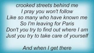 Rufus Wainwright - Leaving For Paris No. 2 Lyrics