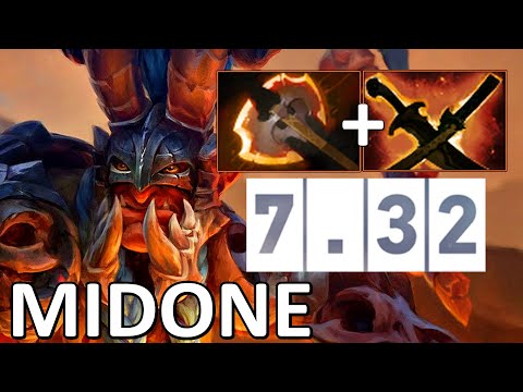 SMG MIDONE TROLL WARLORD WITH BATTLE FURY - DOTA 2 7.32 GAMEPLAY
