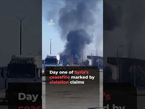 Day one of Syria’s ceasefire marked by violation claims